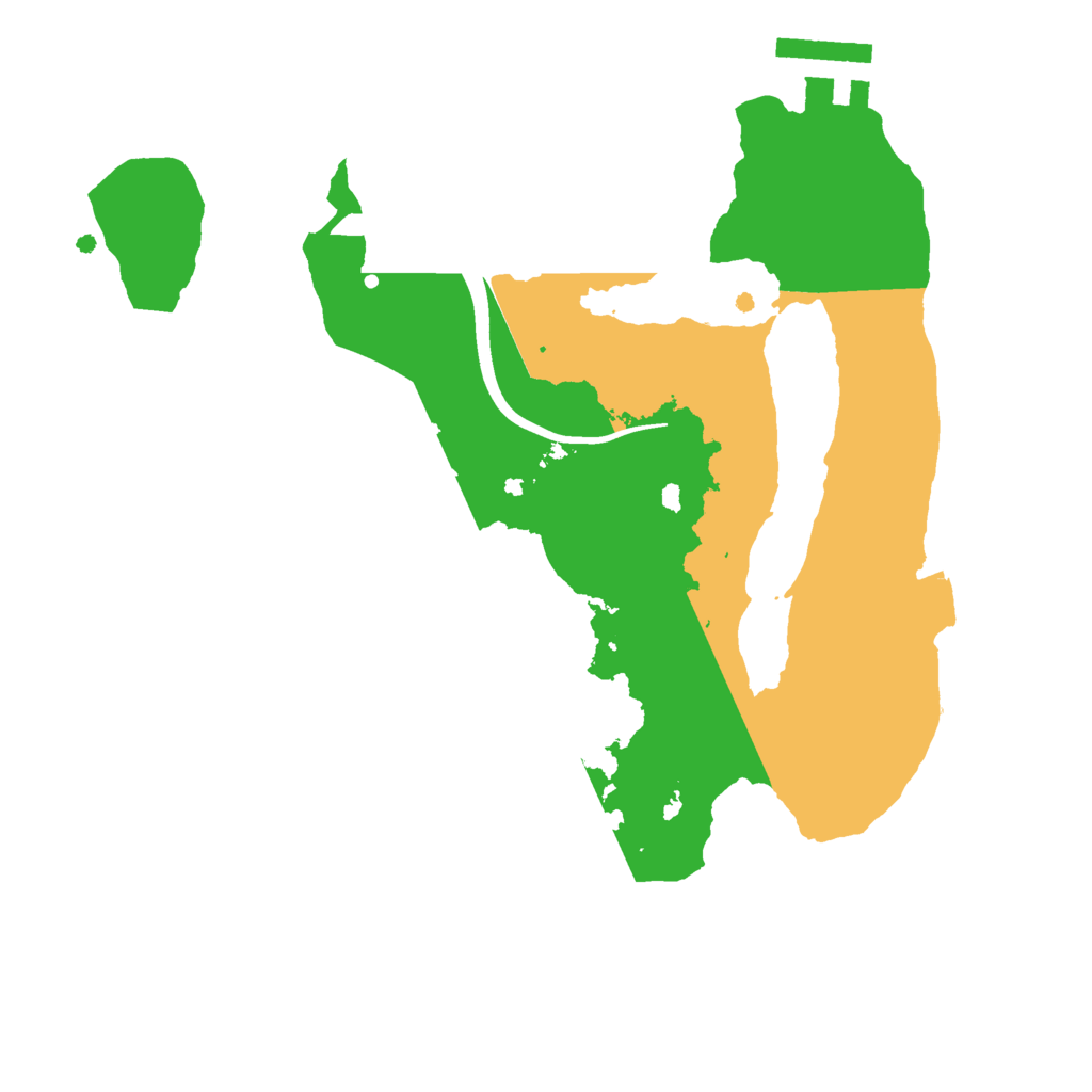 Biome Rust Map: Procedural Map, Size: 2300, Seed: 1779873601