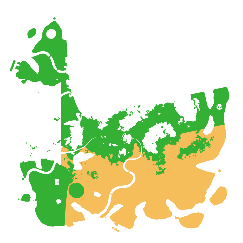 Biome Rust Map: Procedural Map, Size: 4300, Seed: 1017185327