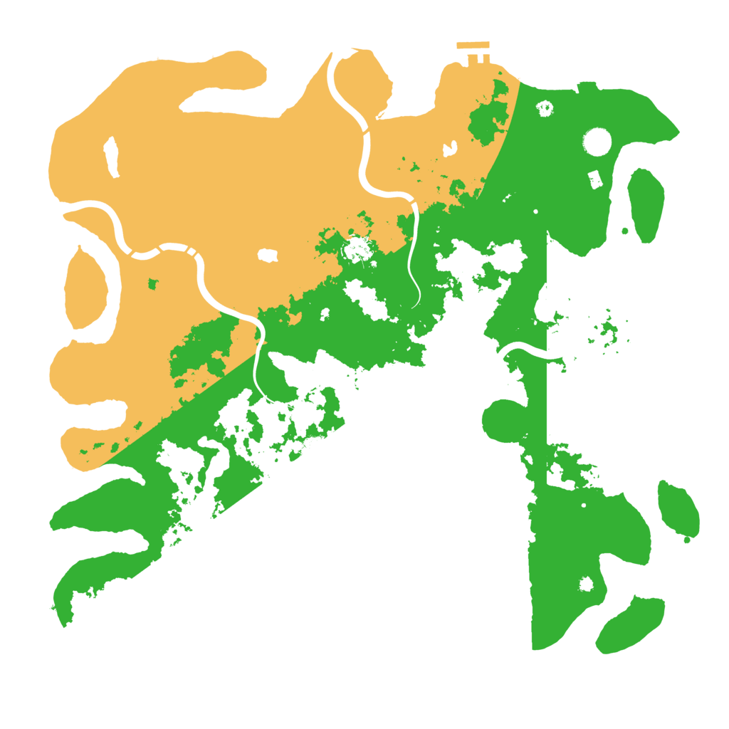 Biome Rust Map: Procedural Map, Size: 4500, Seed: 1876216540