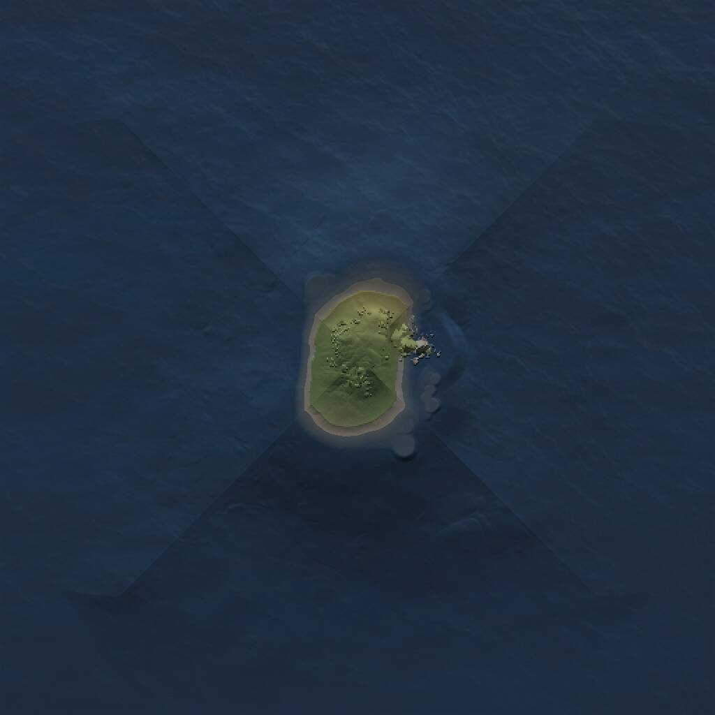 Rust Map: Procedural Map, Size: 1000, Seed: 1128997695, 1 Monuments