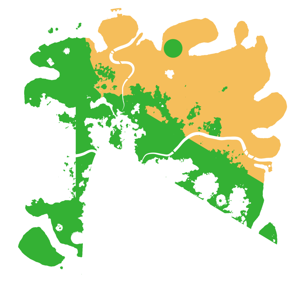 Biome Rust Map: Procedural Map, Size: 4300, Seed: 1752061655