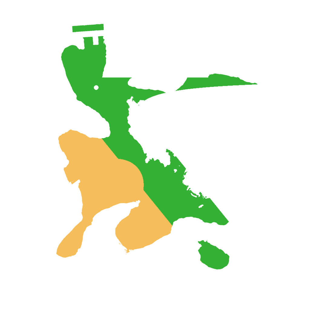 Biome Rust Map: Procedural Map, Size: 2000, Seed: 490986014