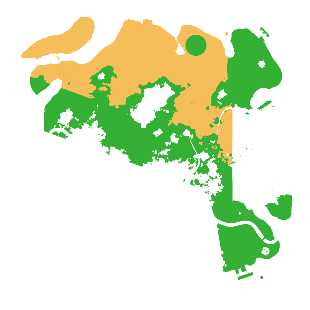 Biome Rust Map: Procedural Map, Size: 3900, Seed: 2117730247