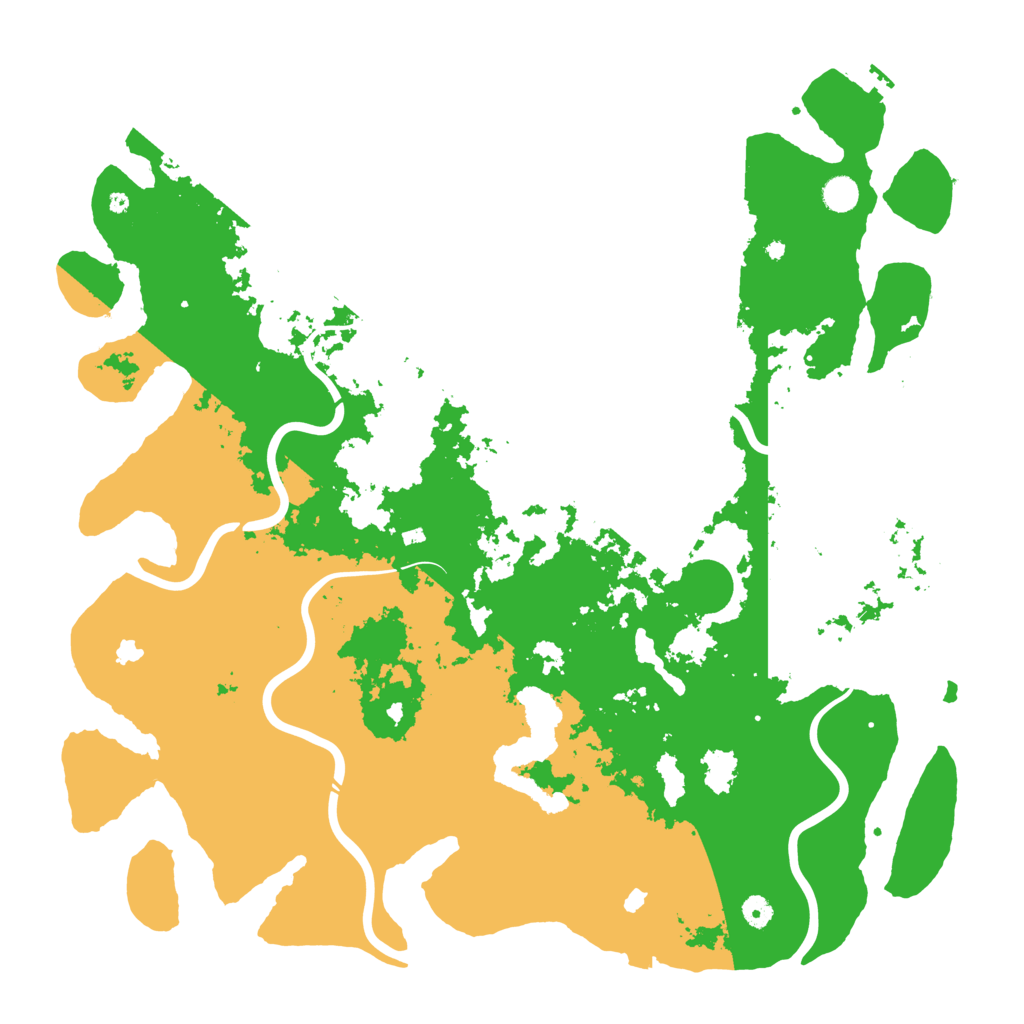 Biome Rust Map: Procedural Map, Size: 5000, Seed: 198263582