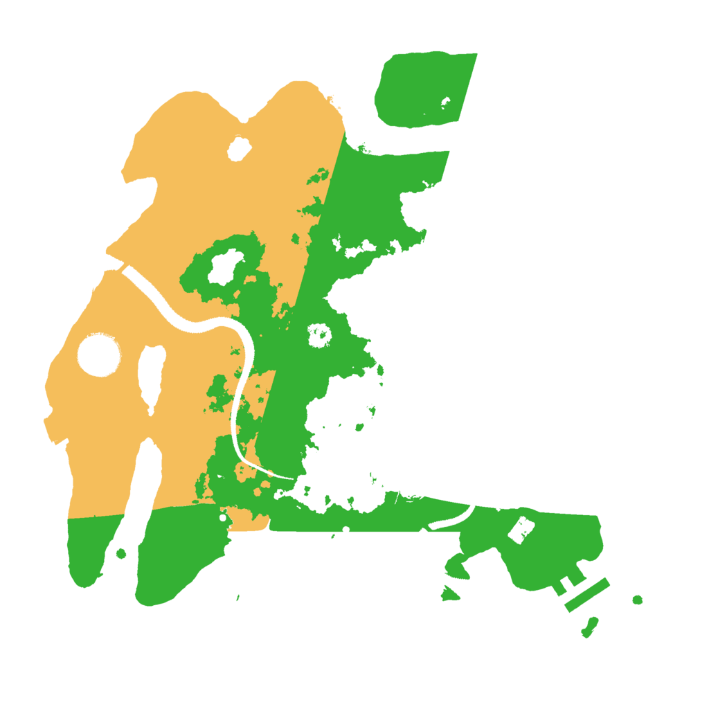 Biome Rust Map: Procedural Map, Size: 2900, Seed: 495201