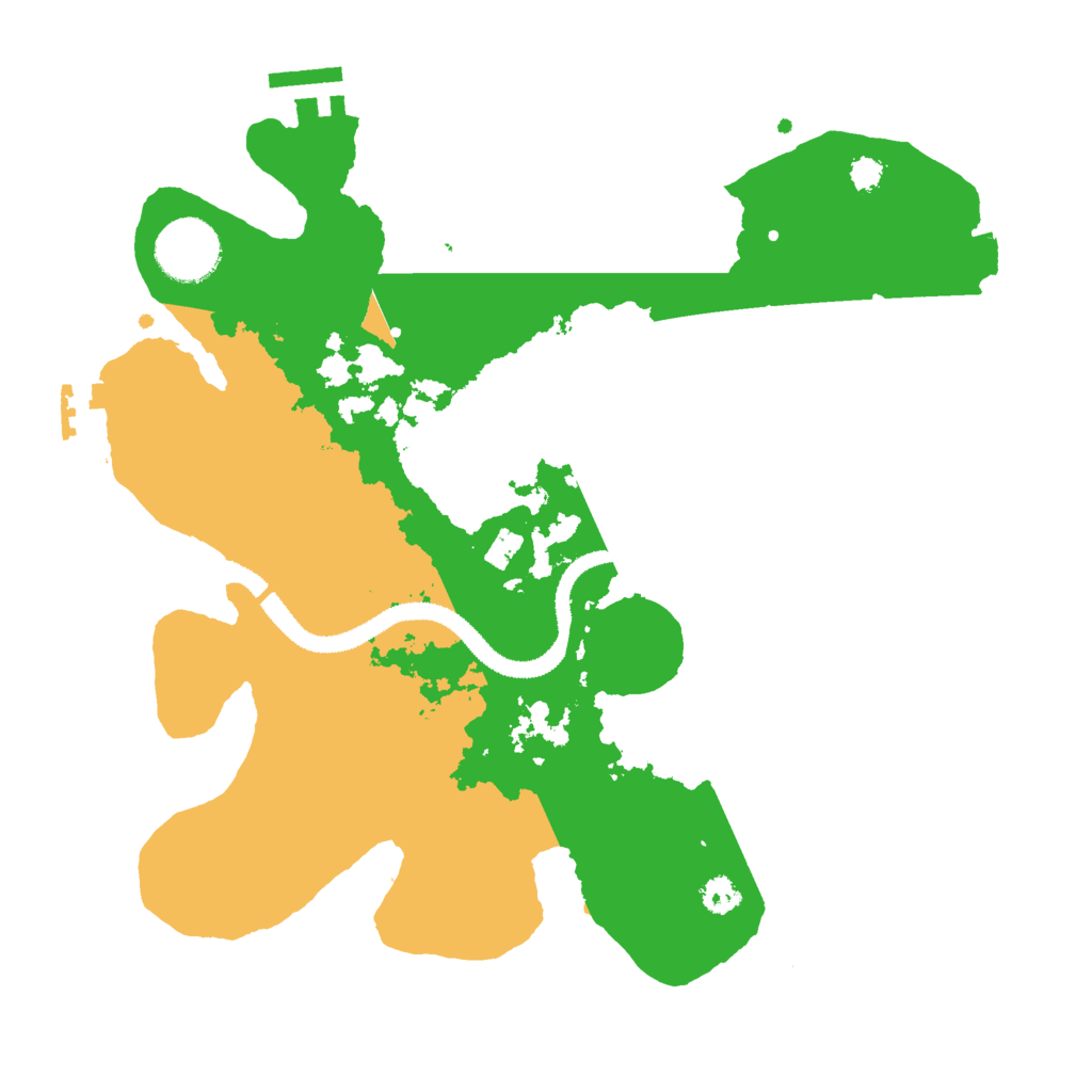Biome Rust Map: Procedural Map, Size: 3000, Seed: 52541