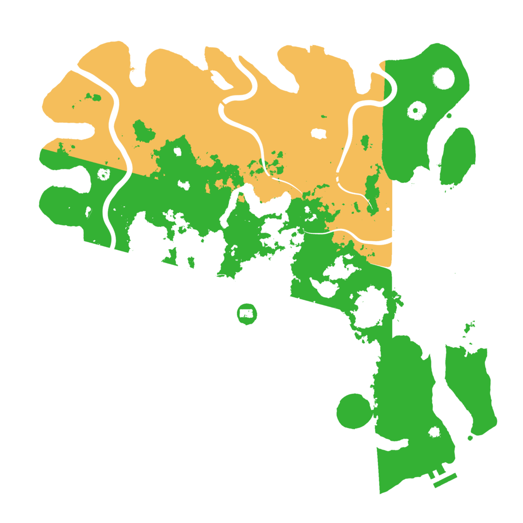 Biome Rust Map: Procedural Map, Size: 4250, Seed: 466436346
