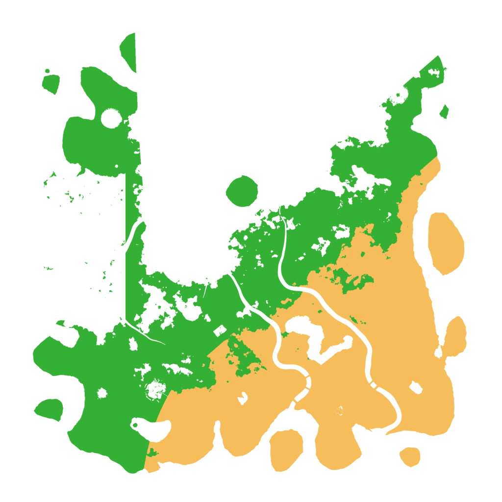 Biome Rust Map: Procedural Map, Size: 4500, Seed: 2023674139