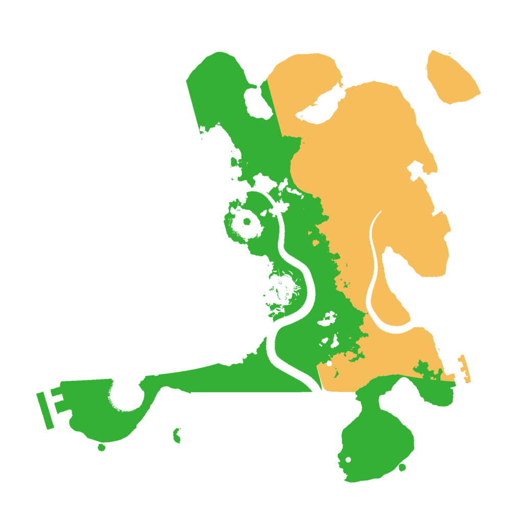 Biome Rust Map: Procedural Map, Size: 2800, Seed: 1020484425