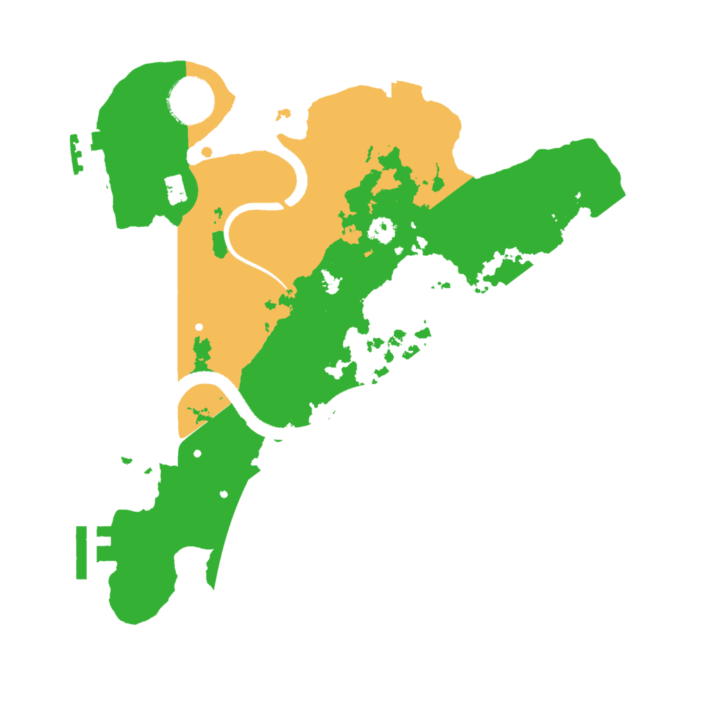 Biome Rust Map: Procedural Map, Size: 2700, Seed: 244554107