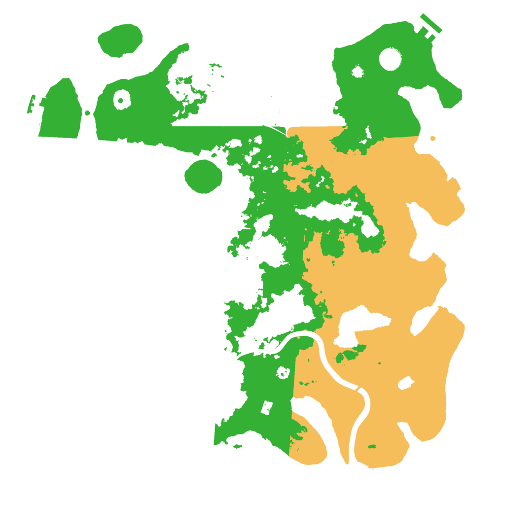 Biome Rust Map: Procedural Map, Size: 4000, Seed: 63456