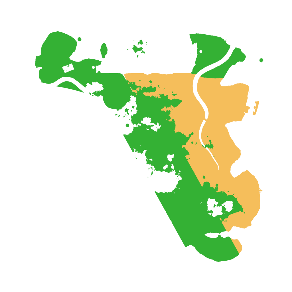 Biome Rust Map: Procedural Map, Size: 3000, Seed: 1836