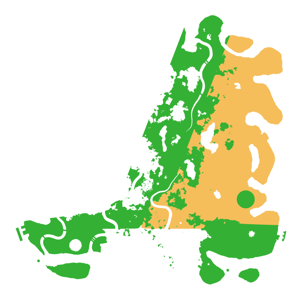 Biome Rust Map: Procedural Map, Size: 4500, Seed: 860961599