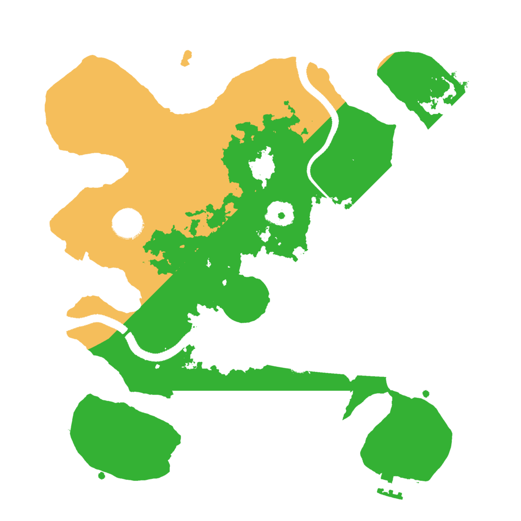 Biome Rust Map: Procedural Map, Size: 3000, Seed: 1590337278