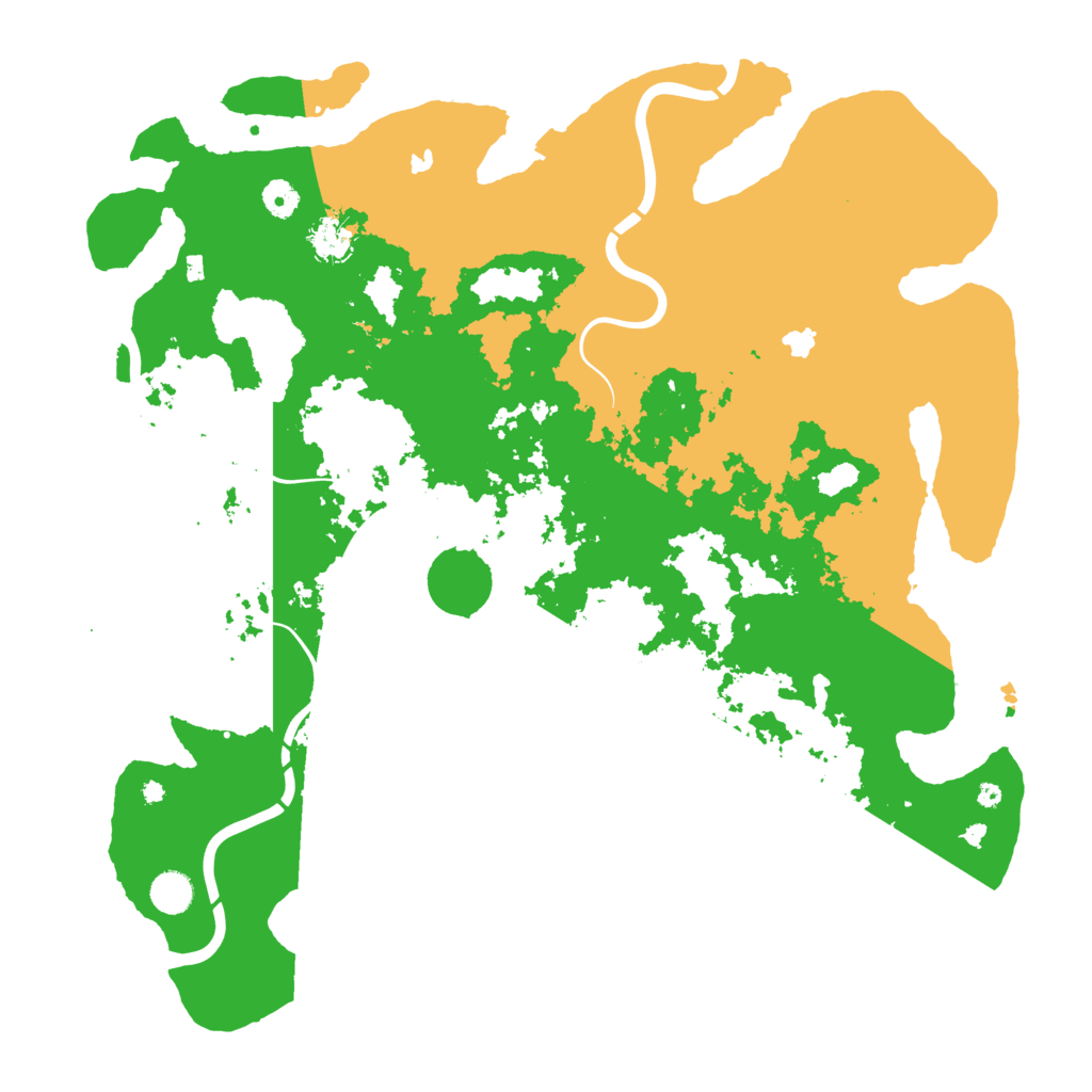 Biome Rust Map: Procedural Map, Size: 4500, Seed: 989552908