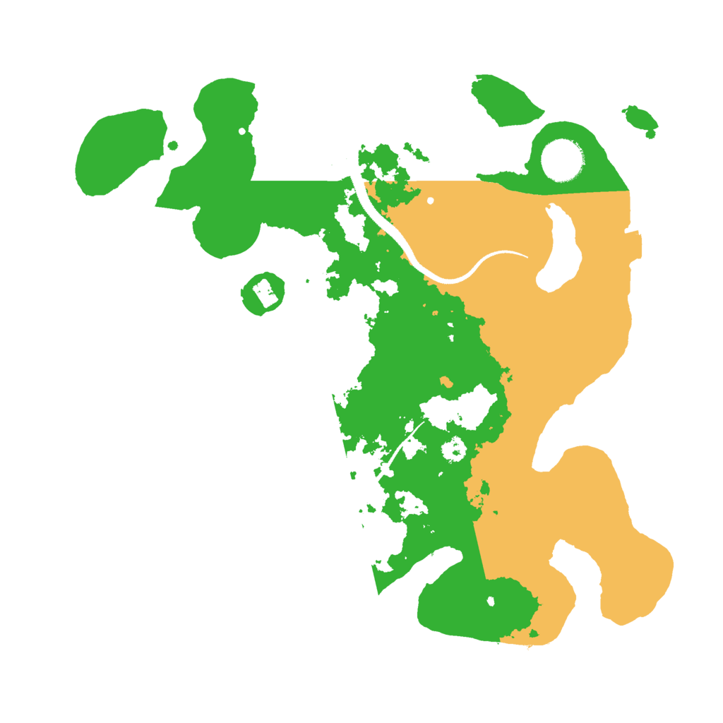 Biome Rust Map: Procedural Map, Size: 3000, Seed: 17632