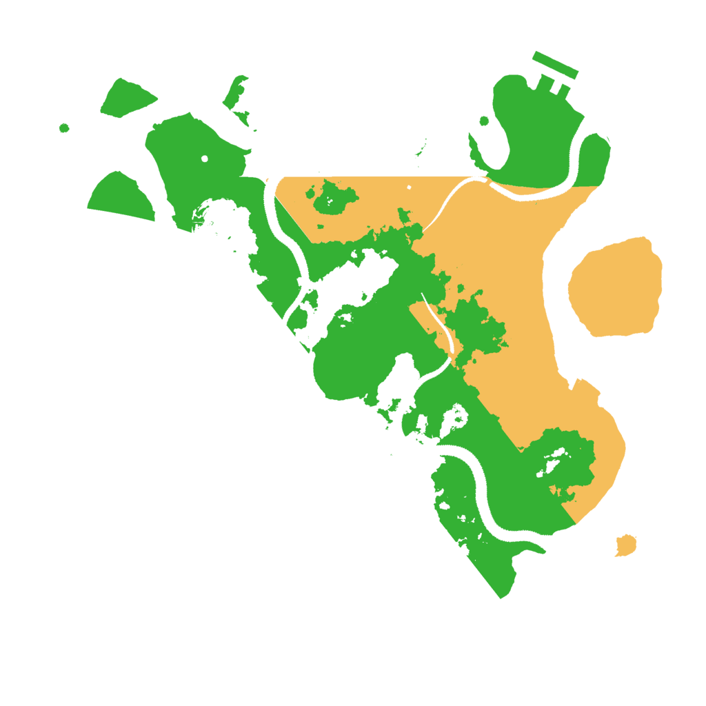 Biome Rust Map: Procedural Map, Size: 3000, Seed: 1438863536