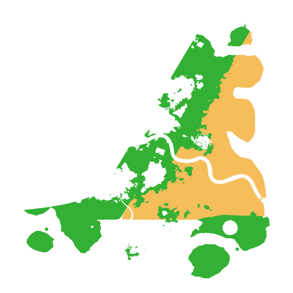 Biome Rust Map: Procedural Map, Size: 3500, Seed: 456722