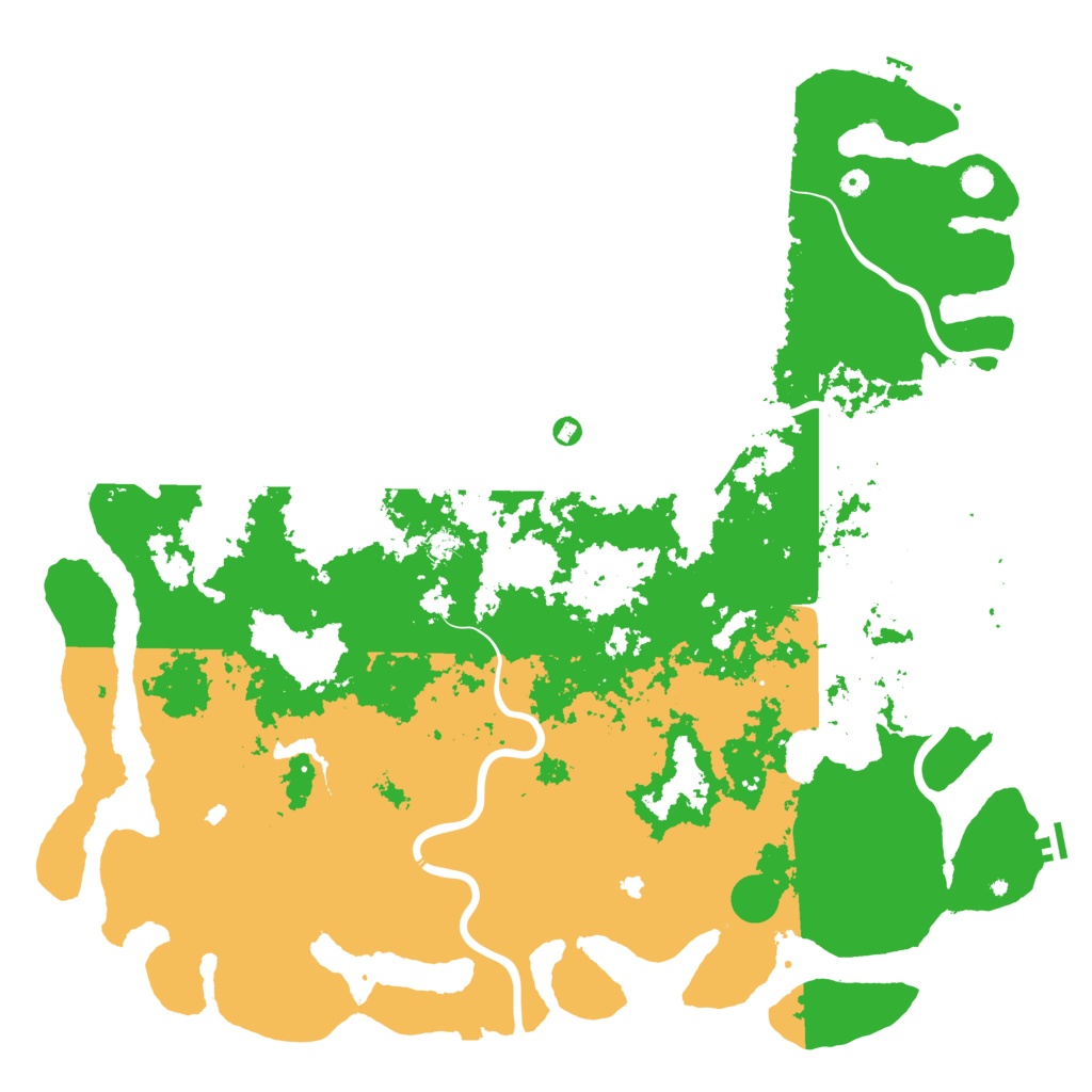 Biome Rust Map: Procedural Map, Size: 6000, Seed: 41736336