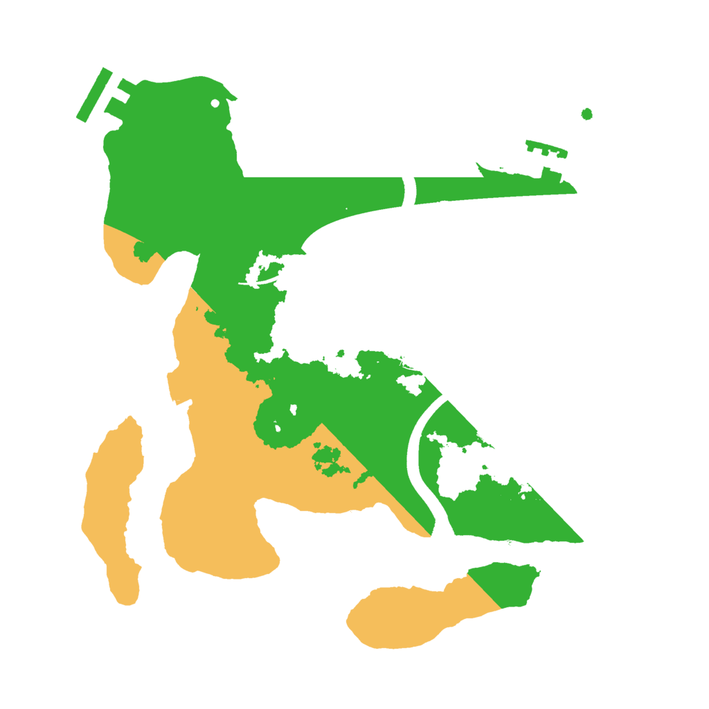 Biome Rust Map: Procedural Map, Size: 2500, Seed: 1472543782