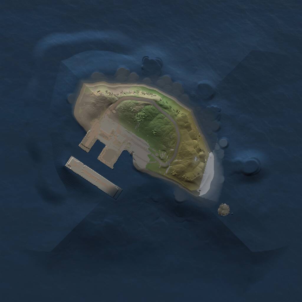 Rust Map: Procedural Map, Size: 1000, Seed: 9985800, 2 Monuments