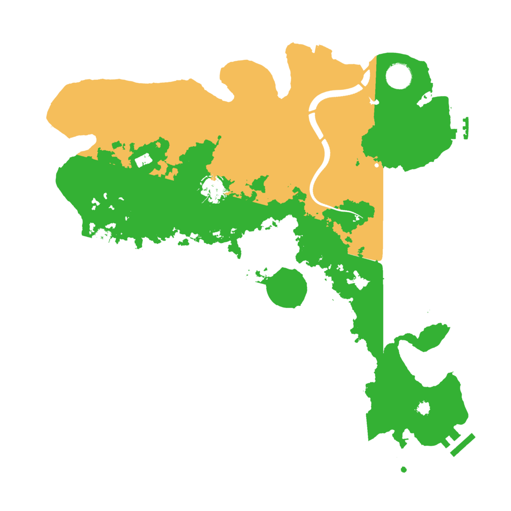 Biome Rust Map: Procedural Map, Size: 3500, Seed: 949915601