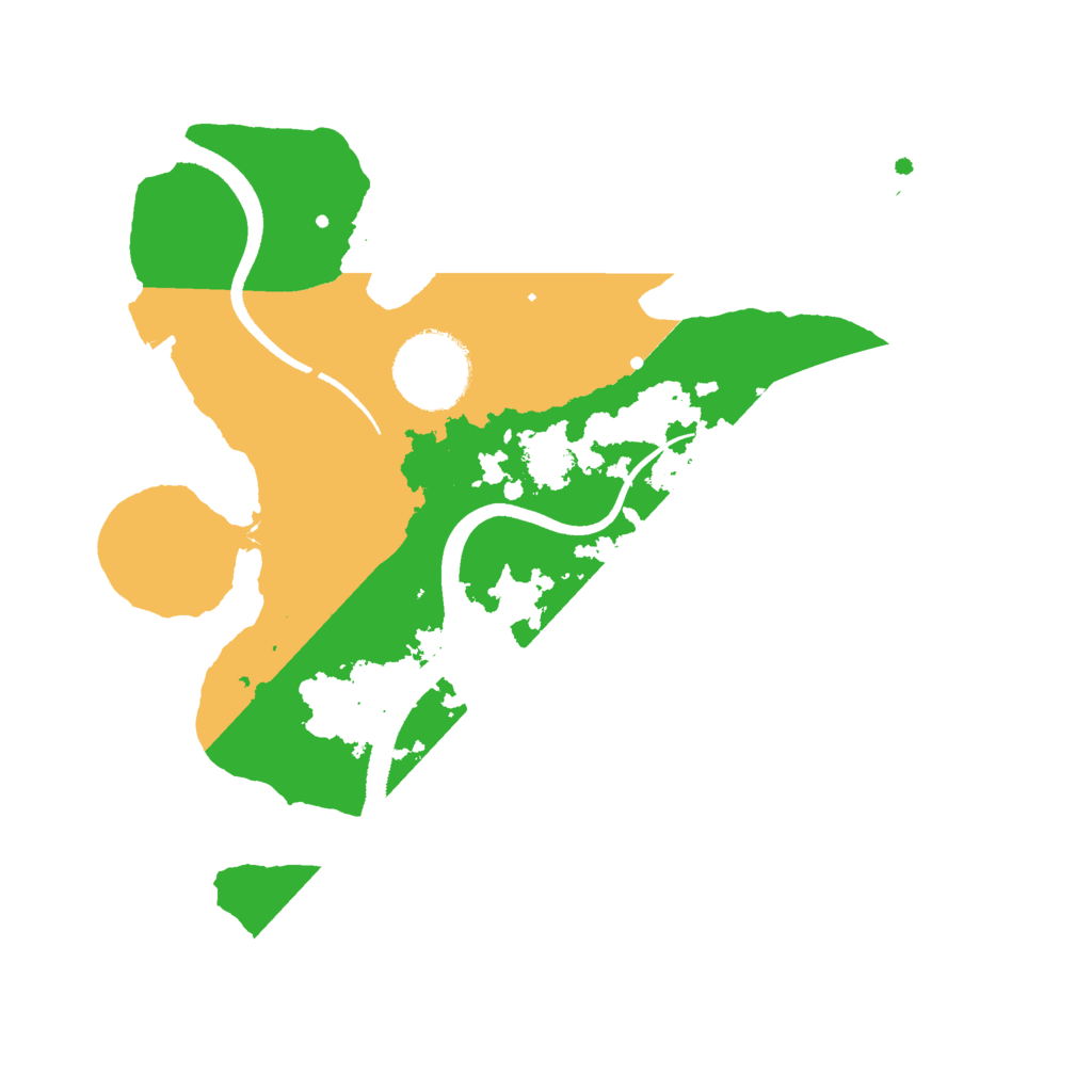 Biome Rust Map: Procedural Map, Size: 2500, Seed: 1065137634
