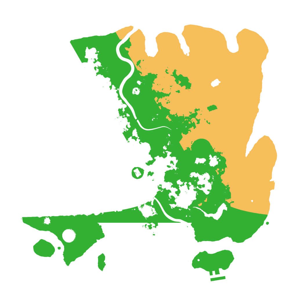 Biome Rust Map: Procedural Map, Size: 4000, Seed: 82551