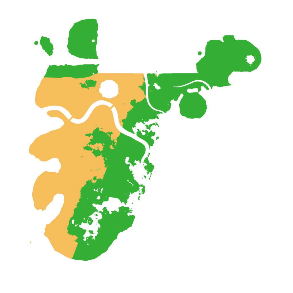 Biome Rust Map: Procedural Map, Size: 3000, Seed: 1135801539