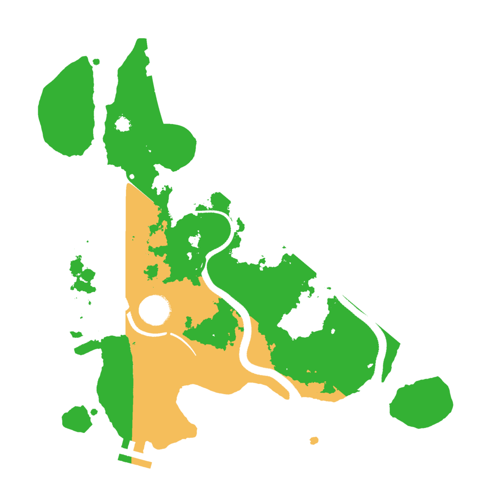 Biome Rust Map: Procedural Map, Size: 3000, Seed: 2030836619