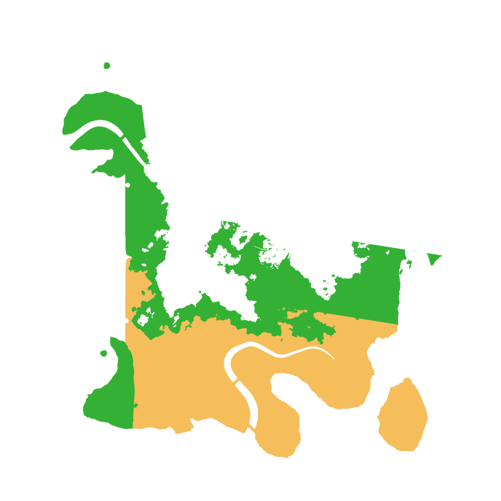 Biome Rust Map: Procedural Map, Size: 3000, Seed: 1151340673
