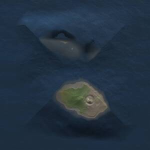 Thumbnail Rust Map: Procedural Map, Size: 1000, Seed: 1345136422, 1 Monuments