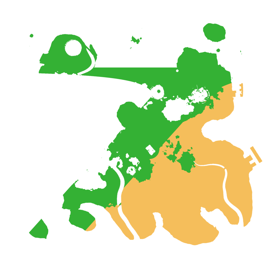 Biome Rust Map: Procedural Map, Size: 3050, Seed: 2