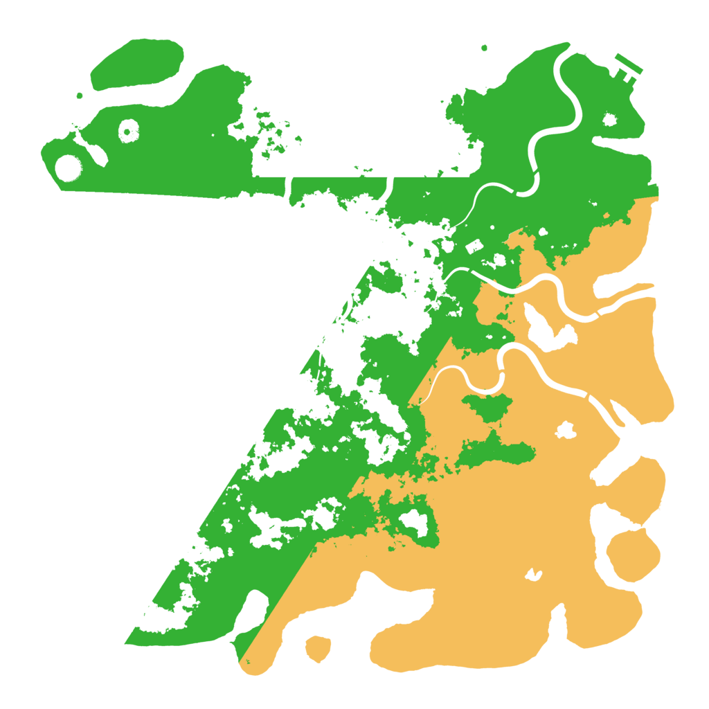 Biome Rust Map: Procedural Map, Size: 4684, Seed: 6
