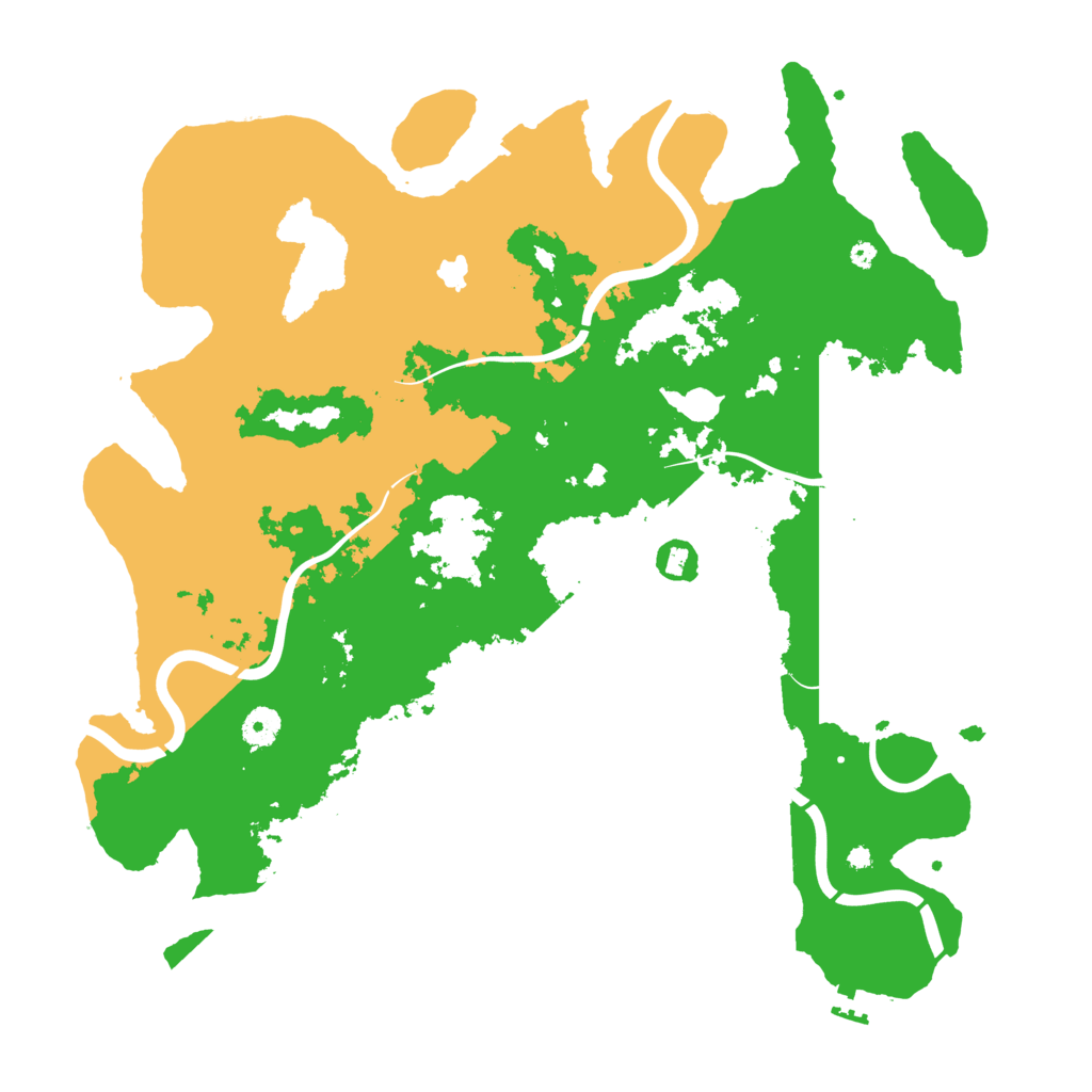 Biome Rust Map: Procedural Map, Size: 4250, Seed: 1242312182
