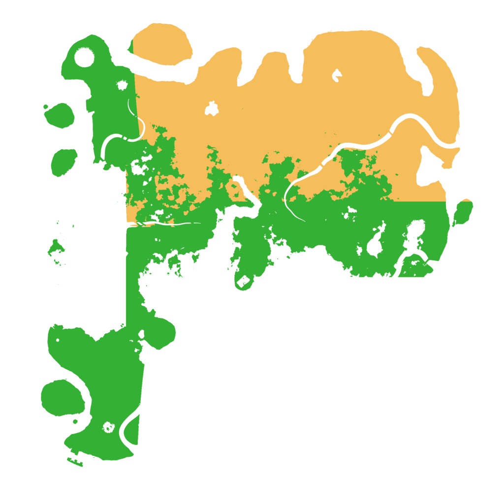 Biome Rust Map: Procedural Map, Size: 4500, Seed: 23457212