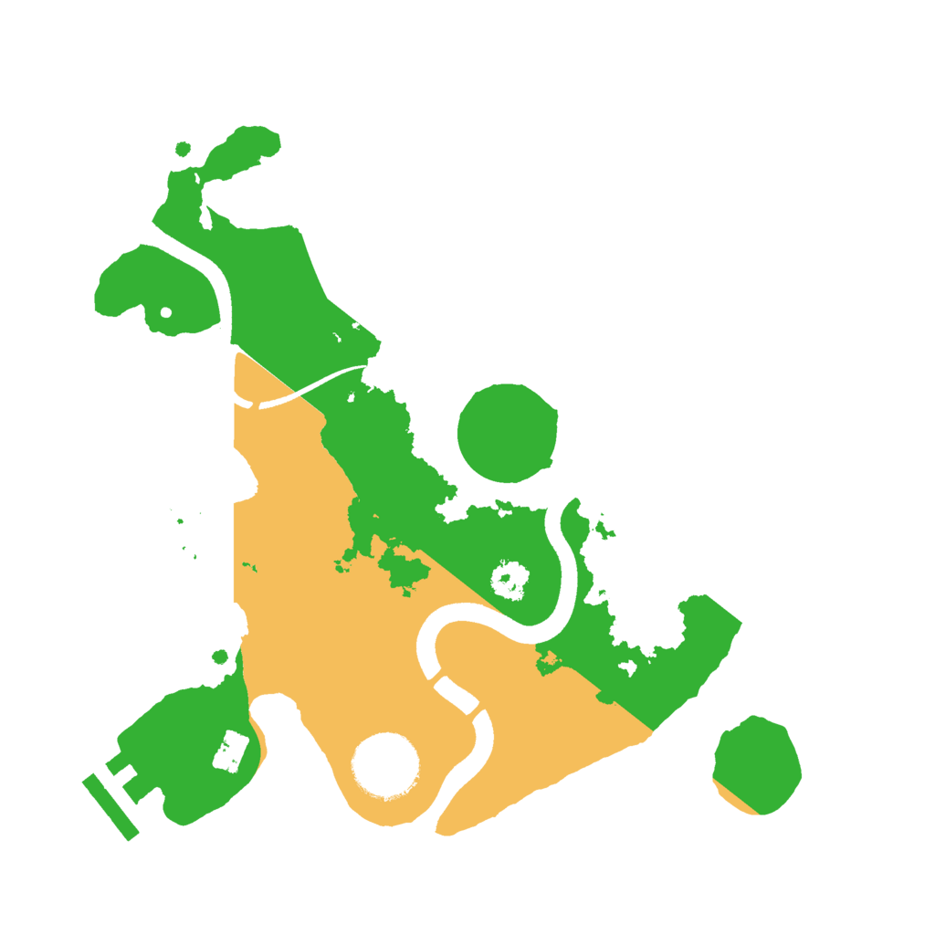 Biome Rust Map: Procedural Map, Size: 2500, Seed: 1140375045