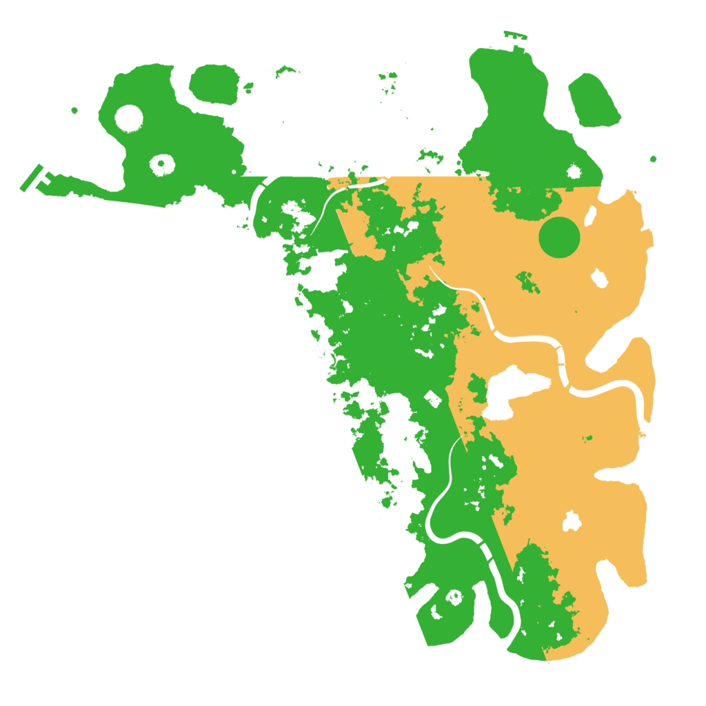 Biome Rust Map: Procedural Map, Size: 4500, Seed: 1815111251