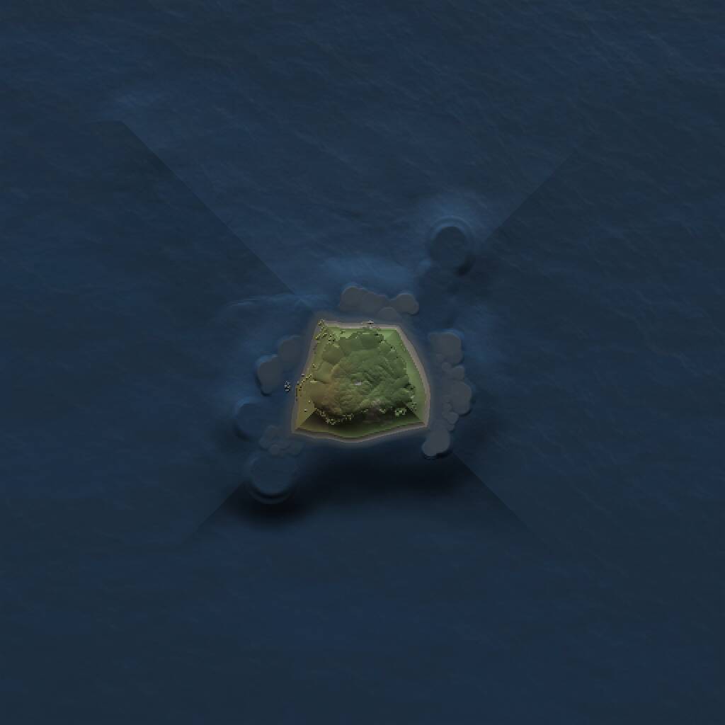 Rust Map: Procedural Map, Size: 1000, Seed: 1225948946, 1 Monuments