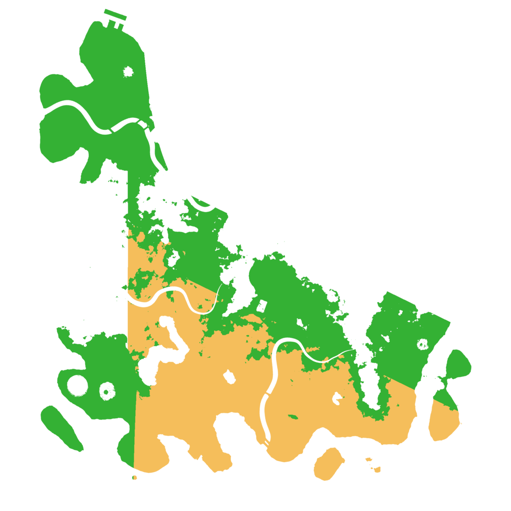 Biome Rust Map: Procedural Map, Size: 4500, Seed: 1654070350