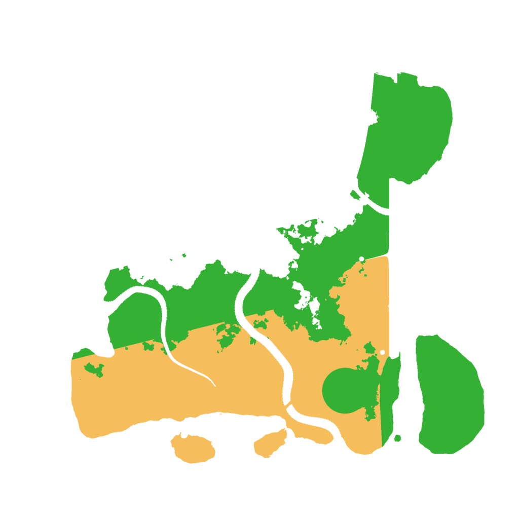 Biome Rust Map: Procedural Map, Size: 3000, Seed: 655975201