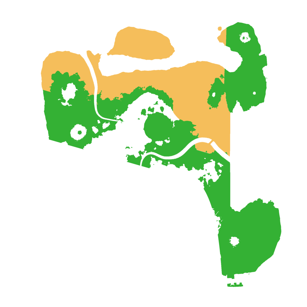 Biome Rust Map: Procedural Map, Size: 3000, Seed: 1408084365