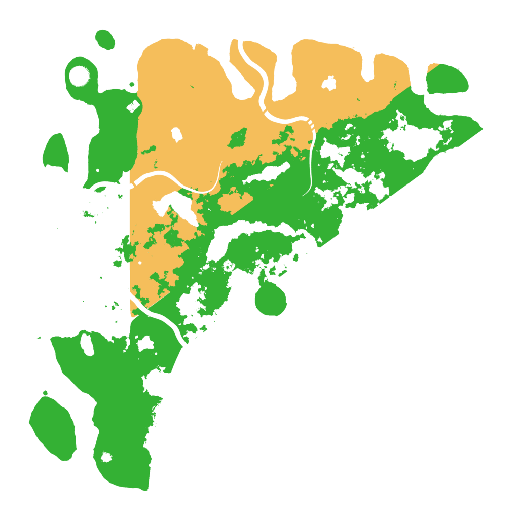 Biome Rust Map: Procedural Map, Size: 4500, Seed: 22575817