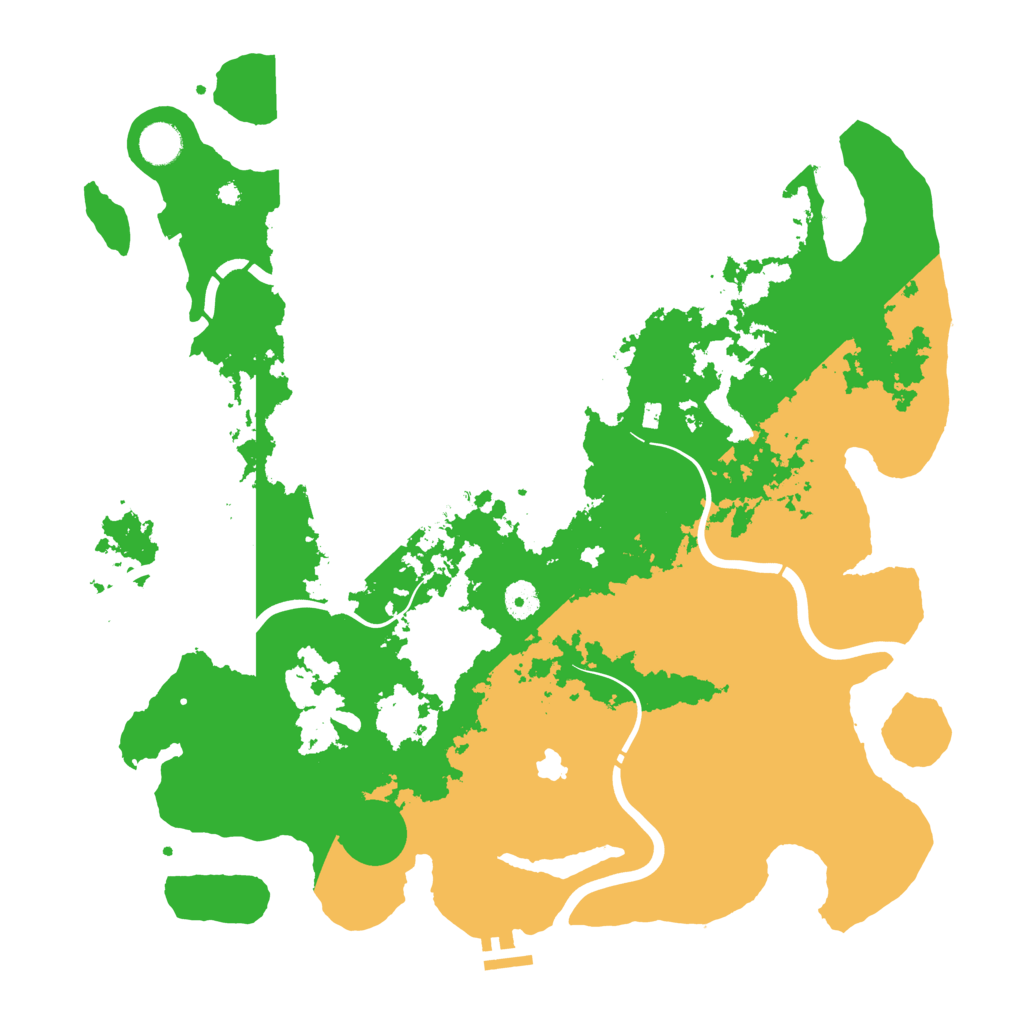 Biome Rust Map: Procedural Map, Size: 4250, Seed: 3935529