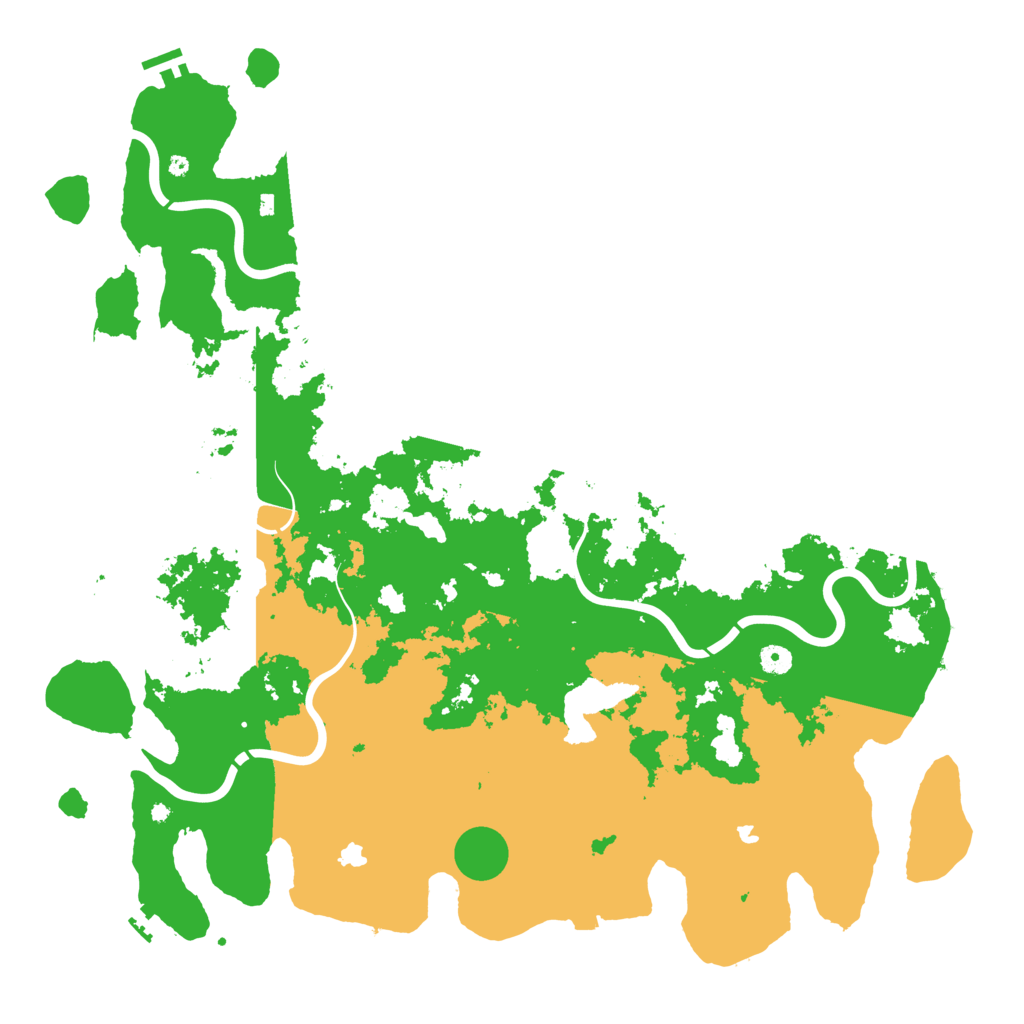 Biome Rust Map: Procedural Map, Size: 5000, Seed: 656789