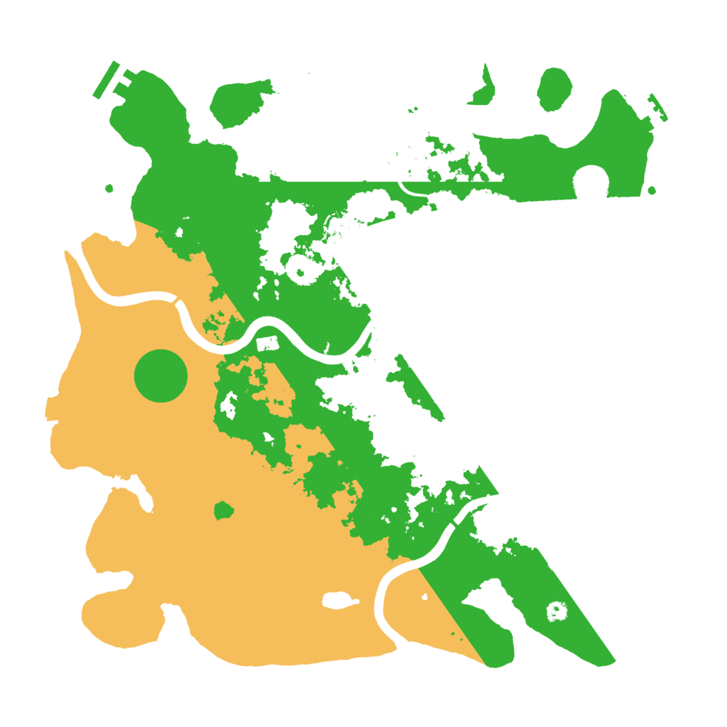 Biome Rust Map: Procedural Map, Size: 3600, Seed: 1012564815