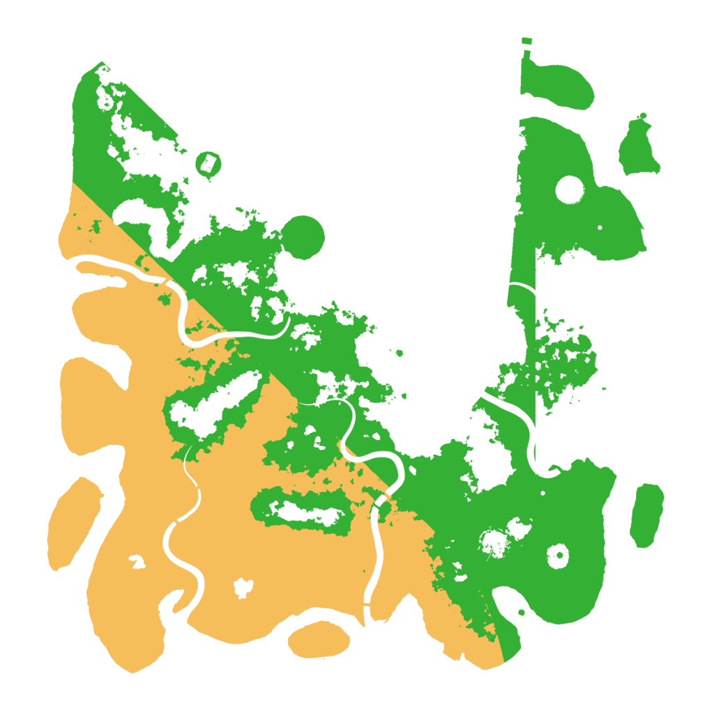 Biome Rust Map: Procedural Map, Size: 4500, Seed: 1238467550