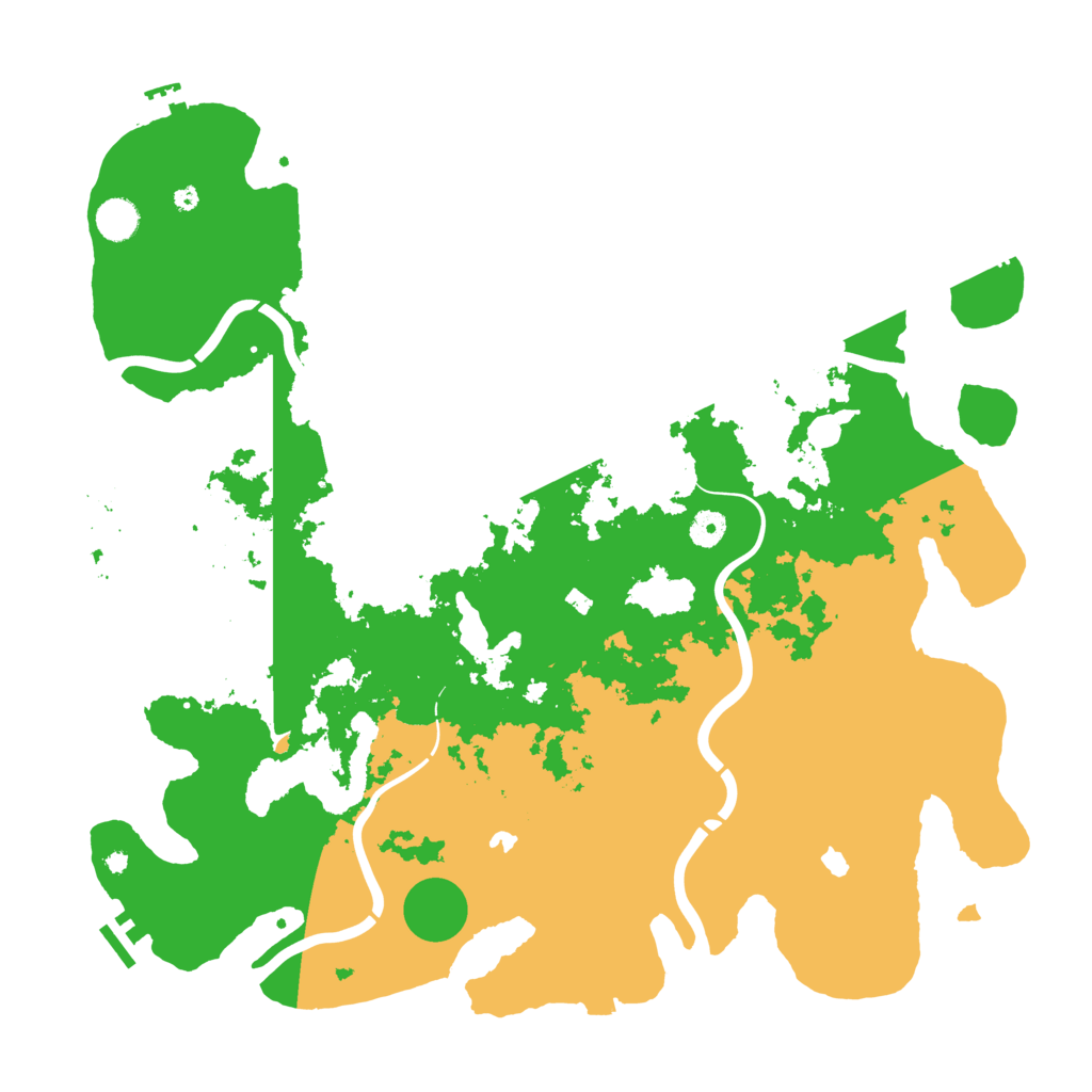 Biome Rust Map: Procedural Map, Size: 4500, Seed: 1124625093