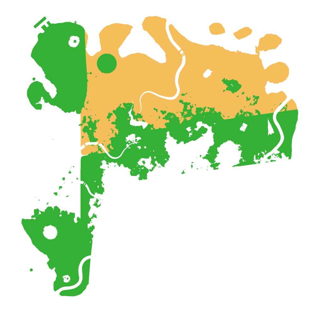 Biome Rust Map: Procedural Map, Size: 4305, Seed: 50000