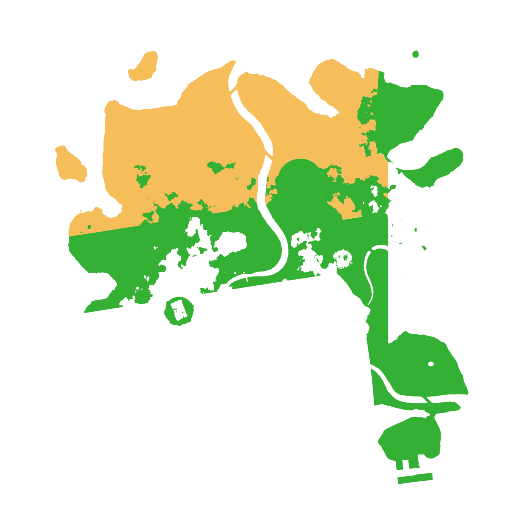 Biome Rust Map: Procedural Map, Size: 3000, Seed: 99772